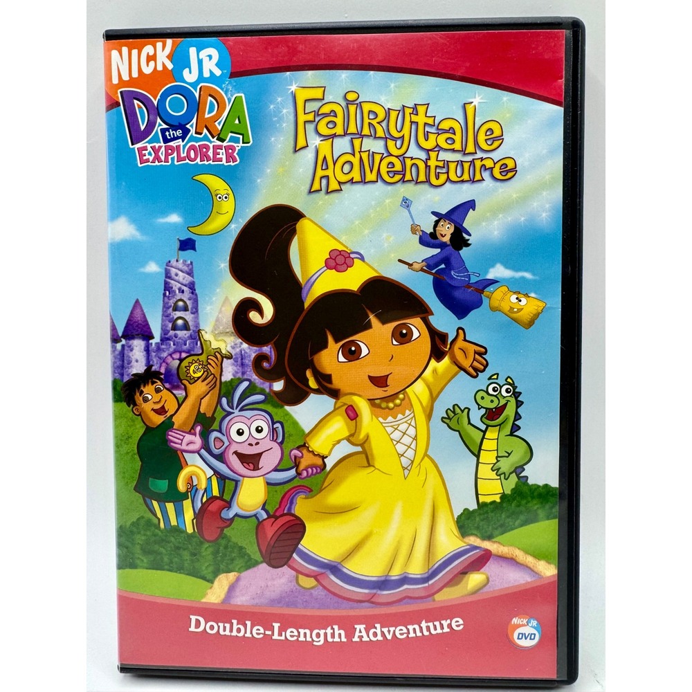 Nick Jr Dora the Explorer Fairytale Adventure DVD 2004 Double Length Movie